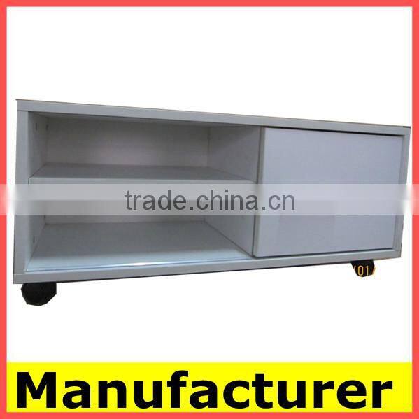 2015 lcd plasma tv stand table with wheels design