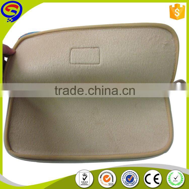 2016 waterproof sublimation canvas laptop sleeve