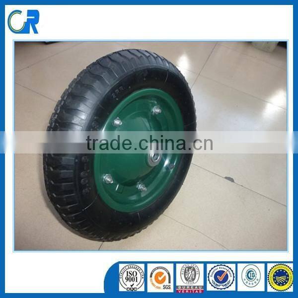 China Pneumatic 3.00-8 rubber tire for Trolley Wheelbarrow wheel