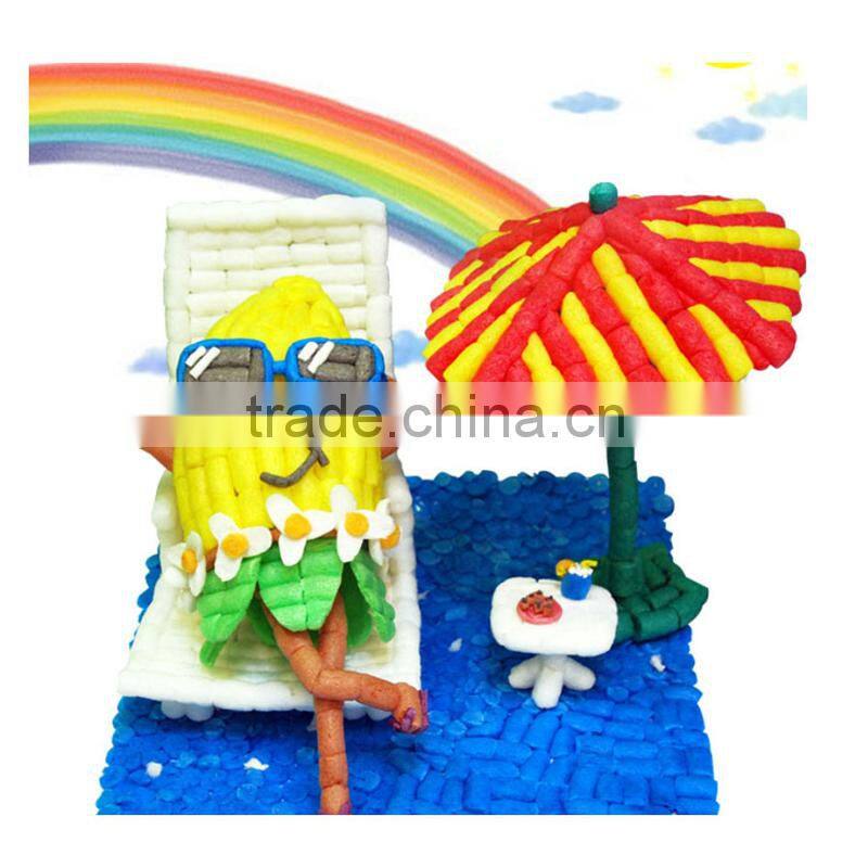 400PCS DIY Magic cornstarch block play set, play corn, 2016 new hot toys, move brain toys