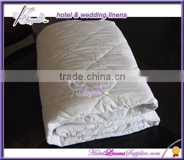 queen mattress pads with corner elastic stripes, white mattress pads for hotels, motels, spas