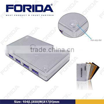 Square high Speed 6 port usb 3.0 hub for computer accessory 6 ports fine hub