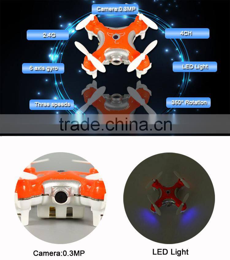 Wholesale 2.4G nano mini quadcopter camera with lights