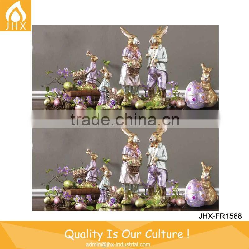 New Design Plastic Bunny Toy for Easter Decoration