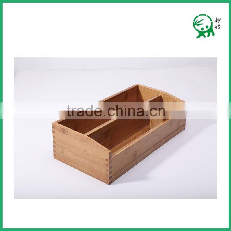 Desk Organizer Storage Box Bamboo Storage Box