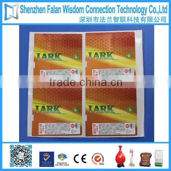 Battery serial number sticker paper labels