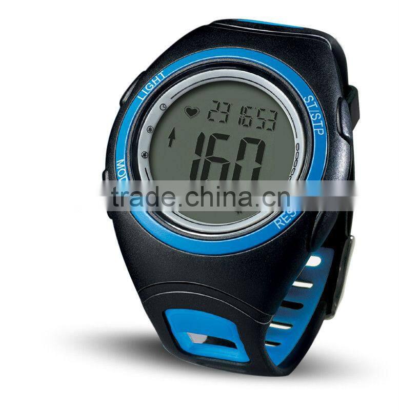 Calories/distance/Max/Averageheart Beat / exercise timer 5.3khz heart rate receiver
