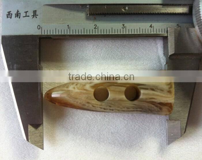 Coat Plastic Horn Toggle Button