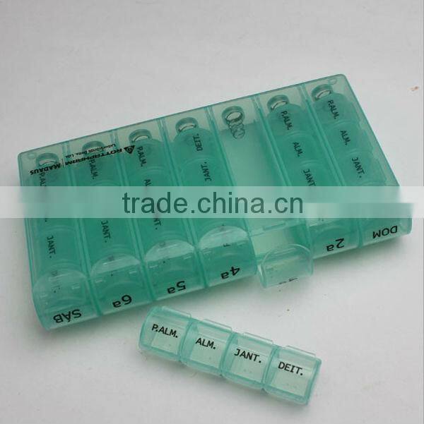 Colorful New Design Montly Pill Box Pill Case