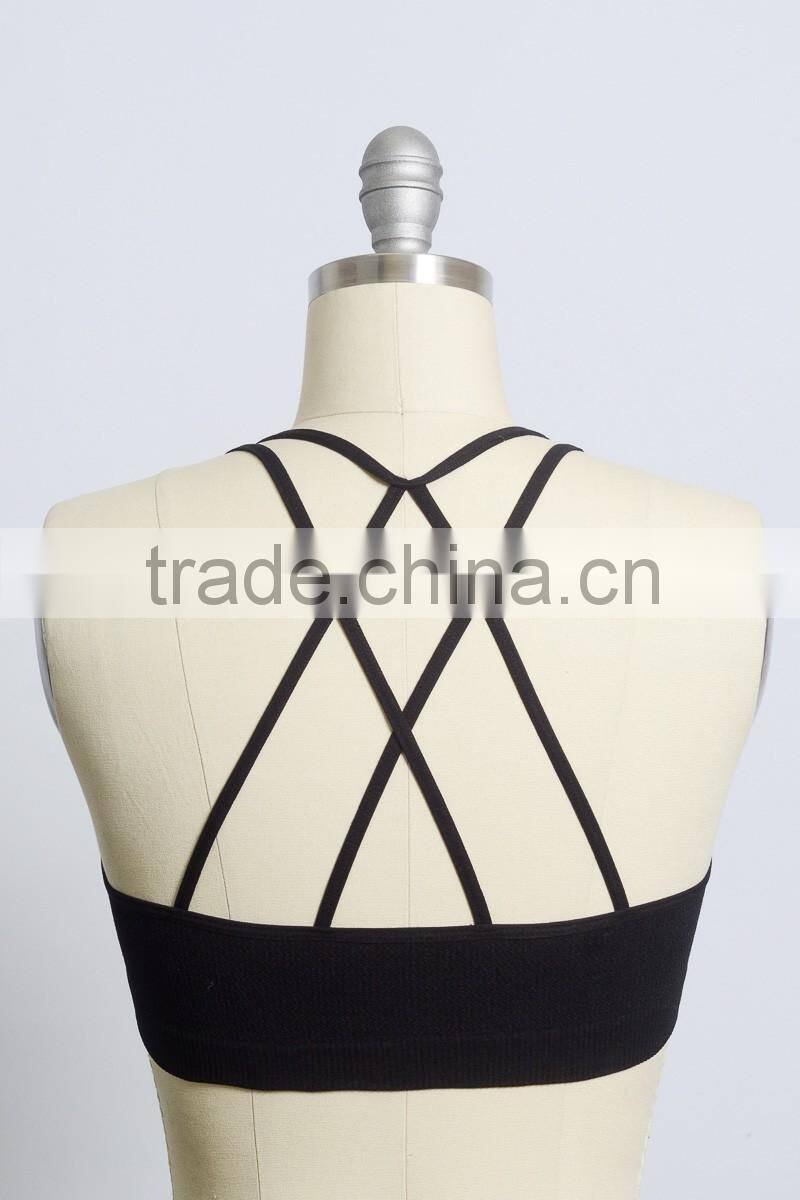 2016 Spring Fashion Ladies Bra, Seamless Double Strap Bralette
