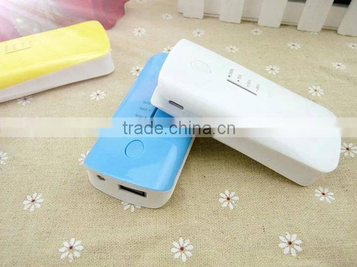 high quality portable power bank fish mouth charger 3000mah 4400mah 5200mah