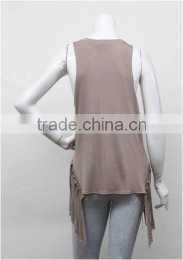 2016 latest top designs model tank top fitness tops