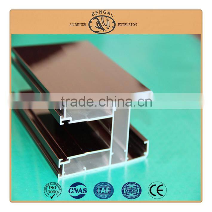 Alloy 6063 Aluminum Profile for Sliding Door , Aluminum Sliding Door Profile Factory in Foshan