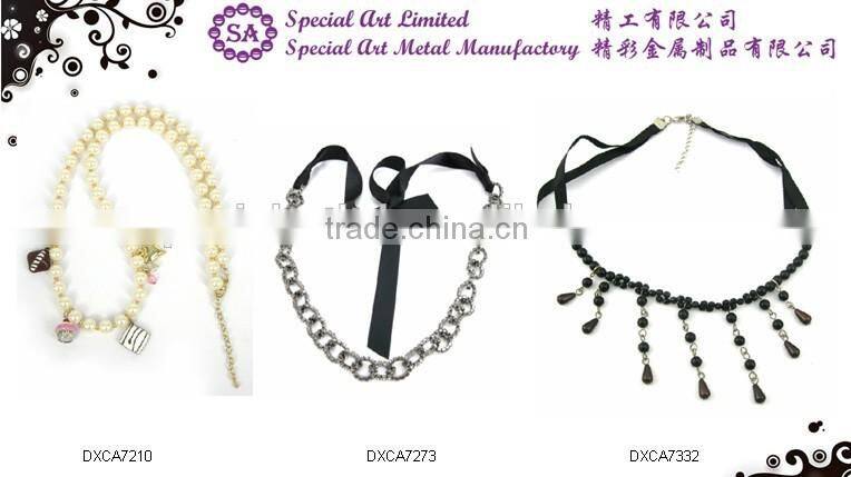 vintage finishes metal peacock with feather and acrylic stone necklace, EN71, CPSIA, REACH, RoHS compliance <DXCA7854>