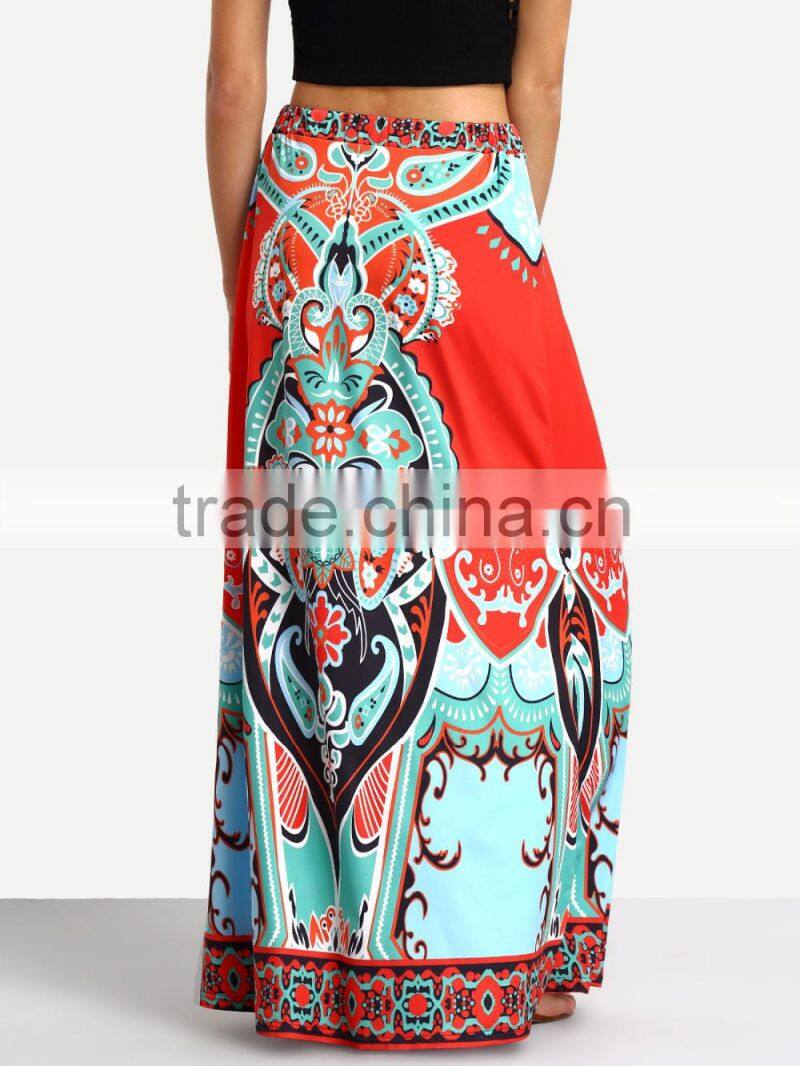 2016 Casual skirt for women, long casual muslim skirt