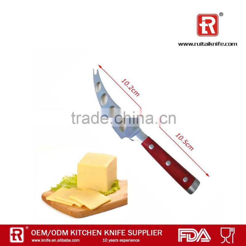 Stainless steel forge handle cheese knife set cheese tool