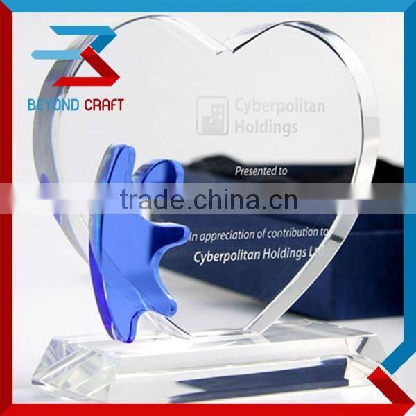Popular Sublimation Crystal Glass Trophy Awards
