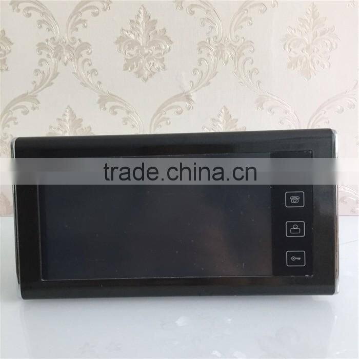7 inch 220v Power and CMOS OR CCD Camera cheap apartments wired video intercom door phone ring doorbell video