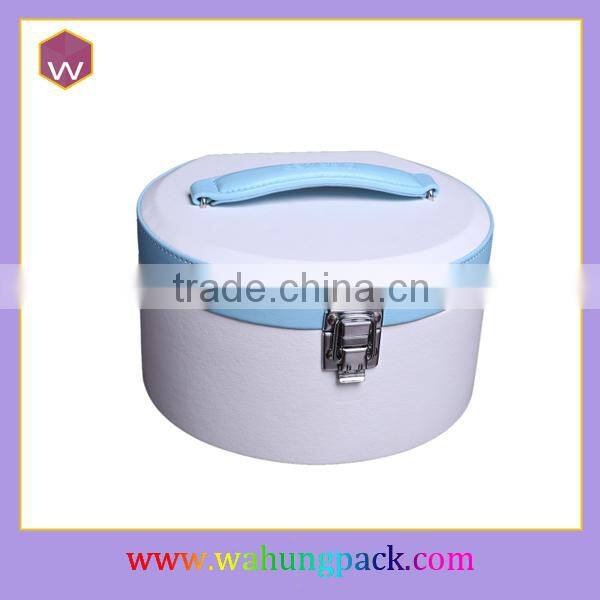 Round Shaped Packaging Leather Box Hot Sale & New Design Jewelery Box Packing With Many Small Compartments Wholesale