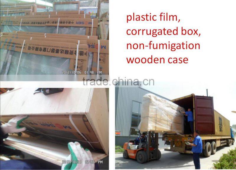 Solid wood built-in grill open outward with true mullion double glazed window