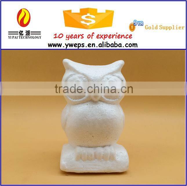 Smart owl animal model toy for decoration/education toy for kids diy craft