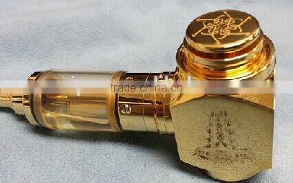 New Design With factory Price E-Cigarette Mechnical mod gold Hammer Mod