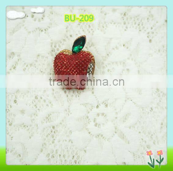 2015 Fashion newest apple shaped buttons