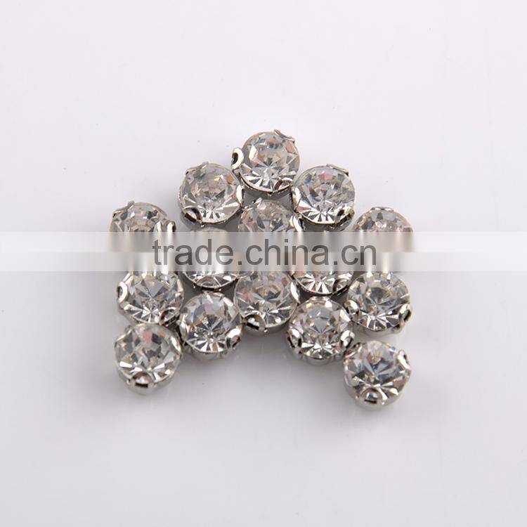 Crystal claw glass rhinestones sew on glass rhinestone beads