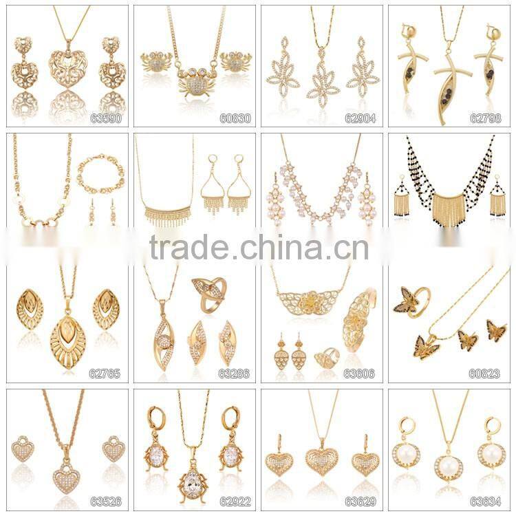 Rhodium Earrings and necklace jewelry, Womens Wedding Zircon Diamond Crystal Jewelry Set