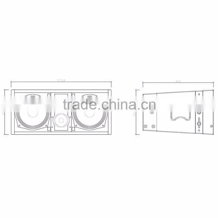 LA2208-Dual 8 Inch 2-way Line Array System/Conference Room Sound System