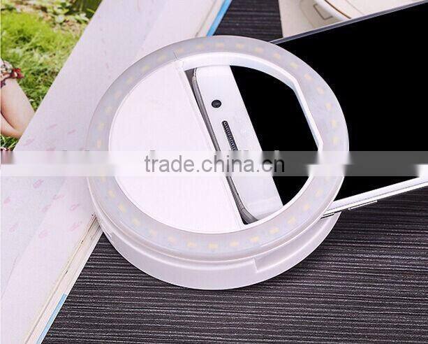 36pcs bright LEDs ring LED selfie flash light for iphone LED Universal Circle Selfie Ring Light For mobile phone