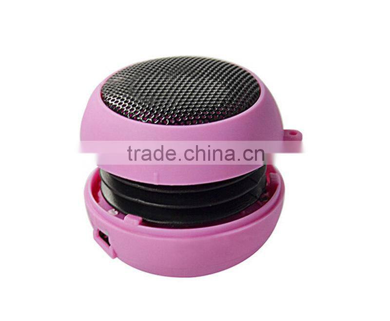 Mini Hamburger gift hamburger speaker for pc mp3 mobile phone