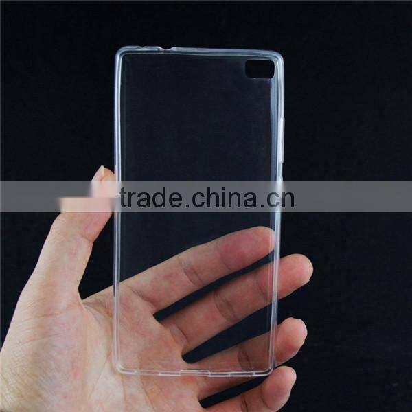 for Huawei P8 Case TPU Transparent Clear Back Cover Case for Huawei Ascend P8 Cell Phone Bags case