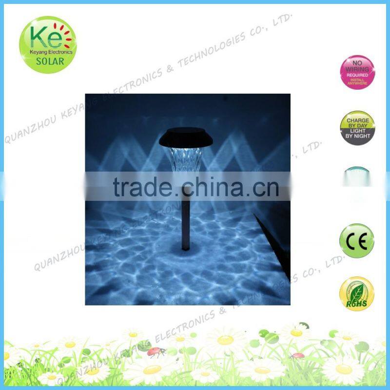 Solar led garden light glass path decoration
