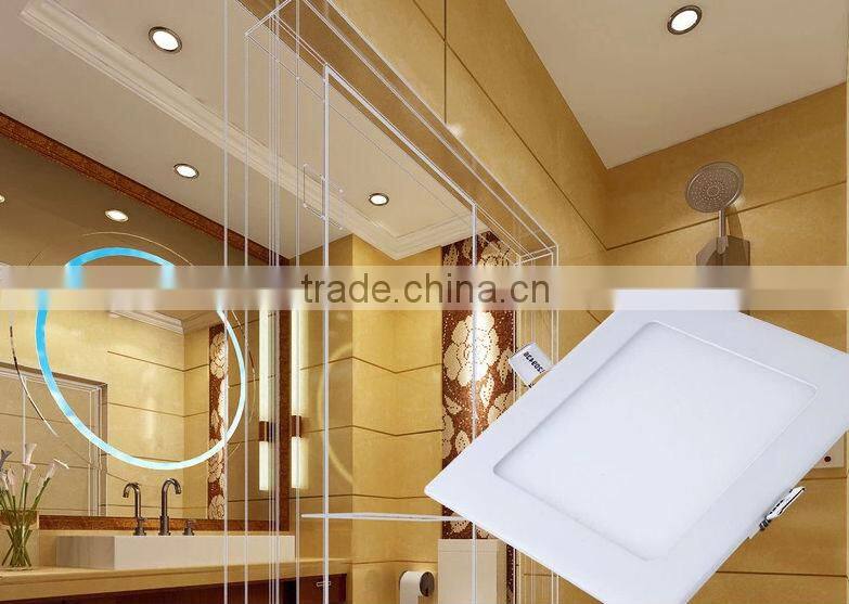 china Ultra thin Square led panel lights lamps LED Panel 3w 6w 9w