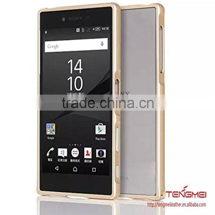 Super luxury aluminium frame for sony xperia z5 mobile phone case