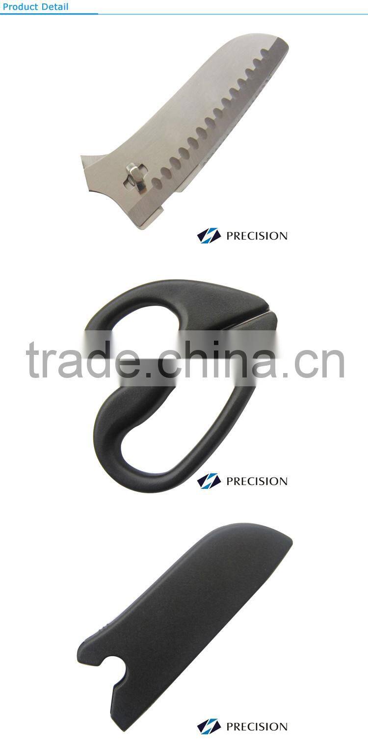 New Design Outdoor Scissors with PP Black Handle