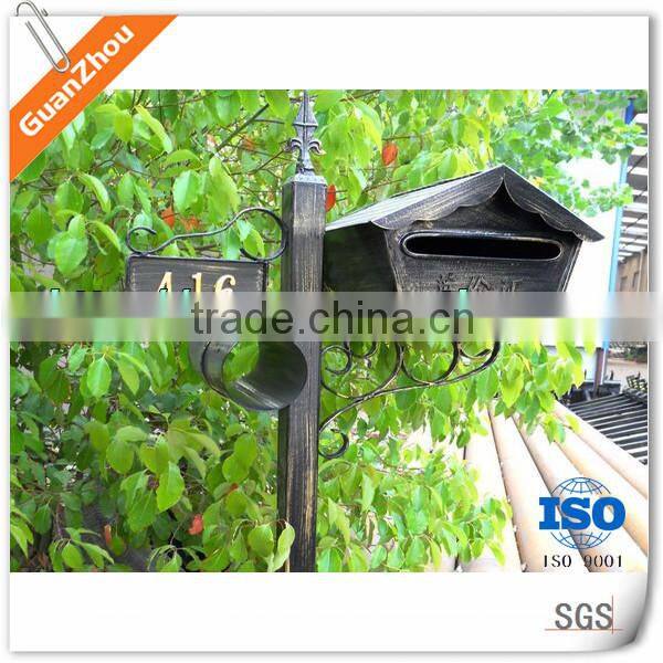 customized antique style outdoor metal american mailbox for letters
