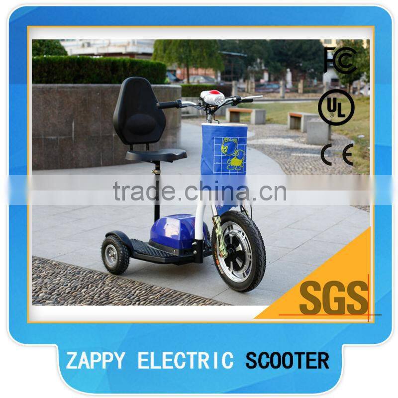 350-500w three wheel electric scooter zappy 3 wheel scooter for old people