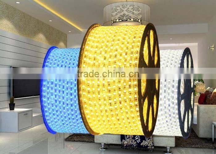 100m/roll led strip light 220-240v Rope Light With CE RoHS Certification Wateproof Flexible LED Rope Light