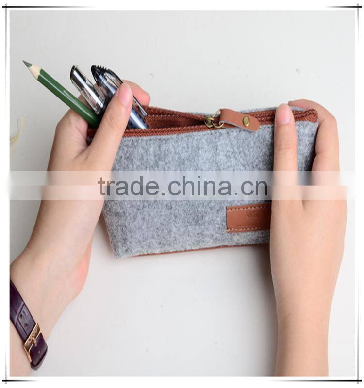 Handmade Felt Kids Bag,Felt Box With Zipper In Rectangle