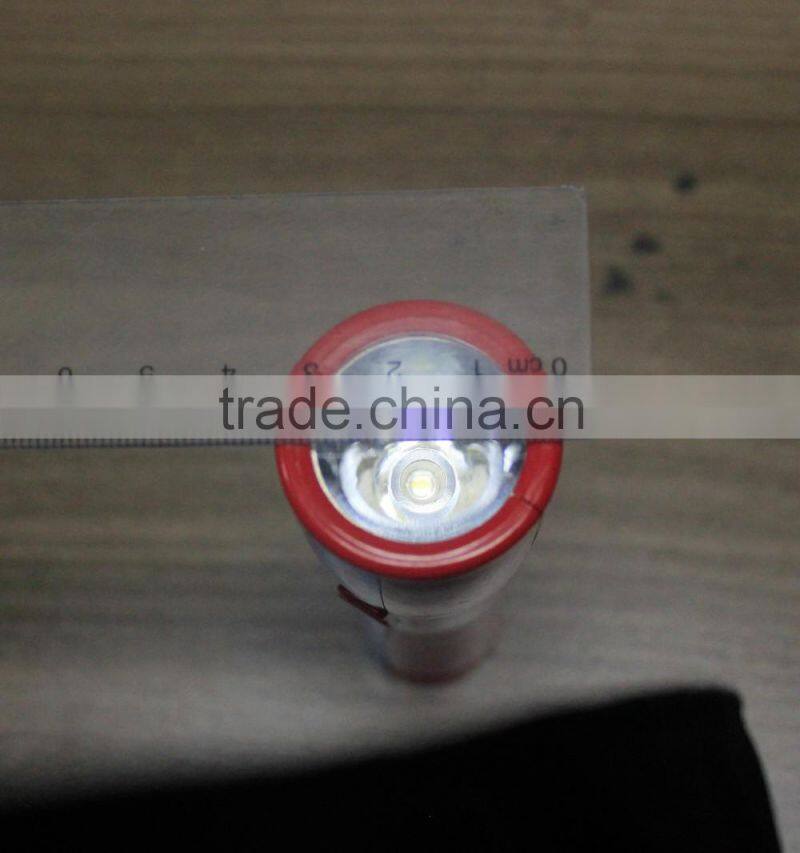 1w powerful mini flashlight with money detector function