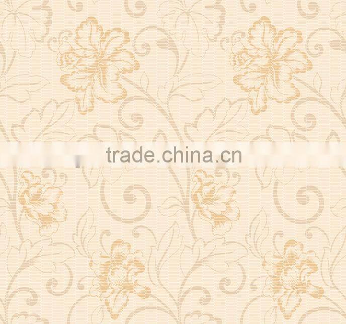 classical design wallpaper with floral pattern