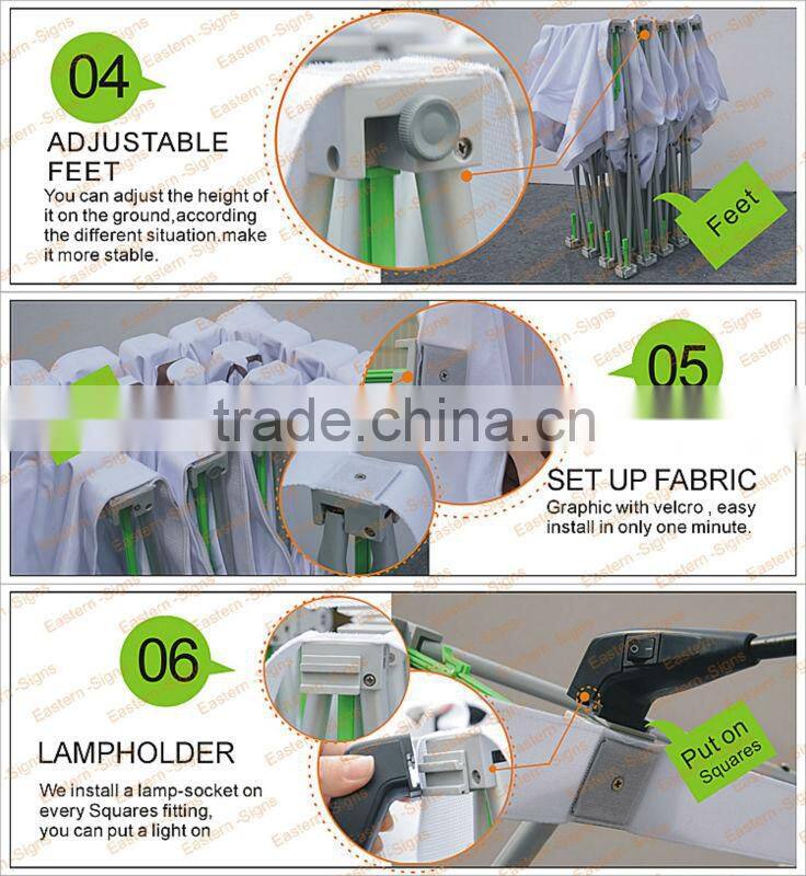 Washable Fabric Heat Transfer Printing Exhibition Design Exhibition Booth