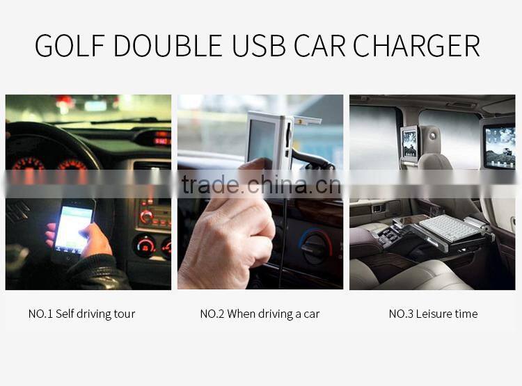 Best selling dual usb car charger portable car battery charger