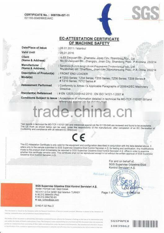 Australia hot selling TZ-8 60-80HP 4WD Farm Tractor Front end loader