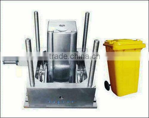 Durable plastic outdoors trash can mould
