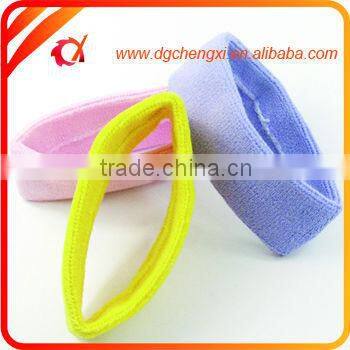 2016 Promotional custom cotton embroidery headband