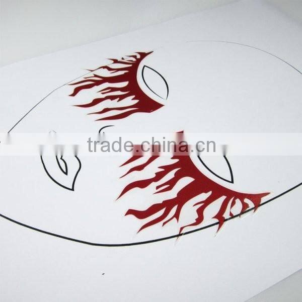 Custom party tribe game face sticker makeup face tattoo sticker factory