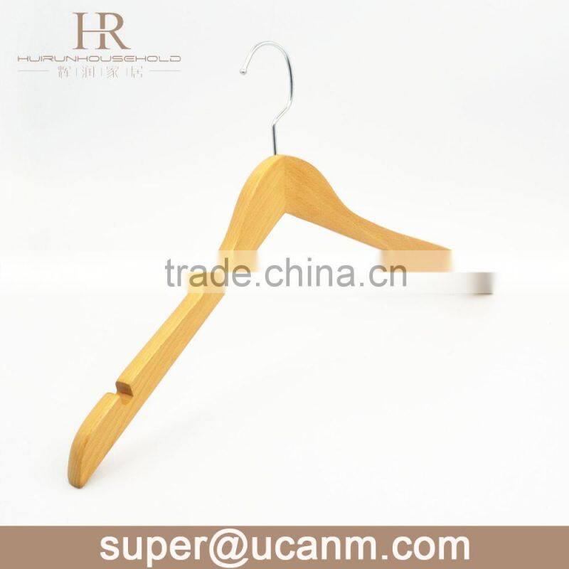HRW-3010N beech wood hanger shirt hanger